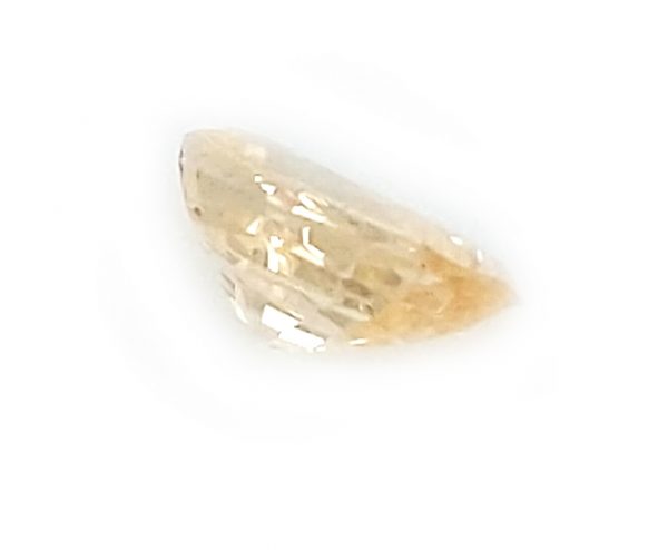 Sri Lanka Yellow Oval/Cushion Sapphire 1.32 Carats 7.4x5.4x3.7mm - Image 4