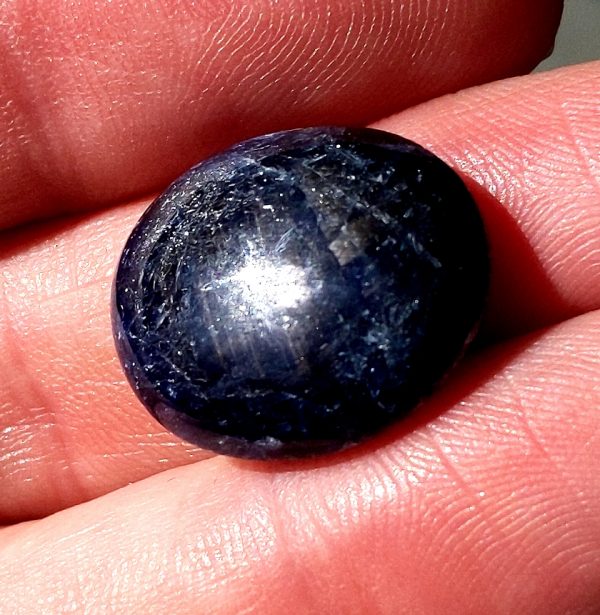 Burma Blue Sapphire Cabochon 30.3 Carats 20.9x18.4x7.8mm - Image 4