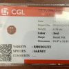 CGL Certified Rhodolite Garnet Round 4.78 Carats 10.9x10.9x5.47mm - Image 2