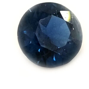 Round Blue Sri Lanka Sapphire5mm and 0.55 total carat weight