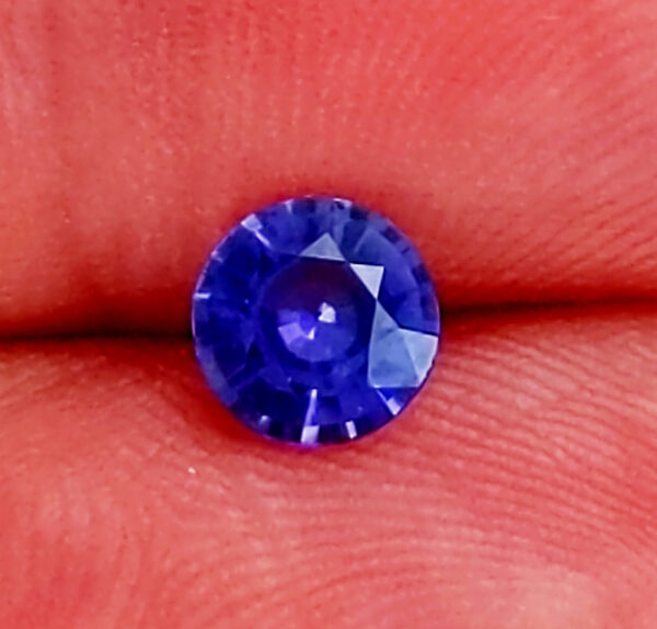 Purple Sri Lanka Round Sapphire 0.83 Carats 5.8x5.8x3.3mm - Image 5