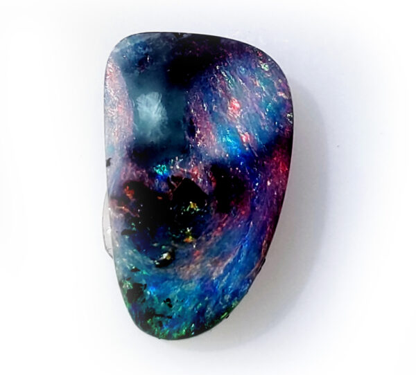 Australian Boulder Opal  7.26 Carats 16.5x10.3mm 100% Solid - Image 7