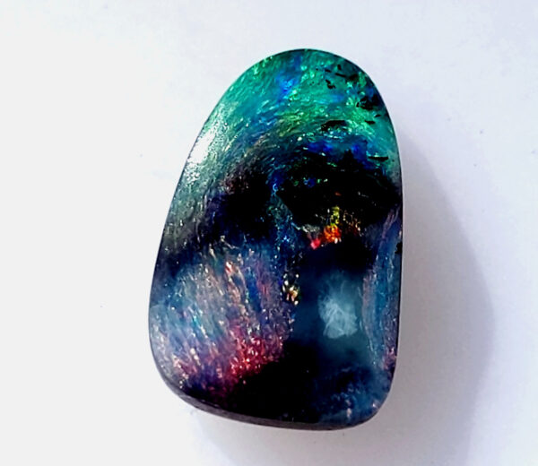 Australian Boulder Opal  7.26 Carats 16.5x10.3mm 100% Solid - Image 3