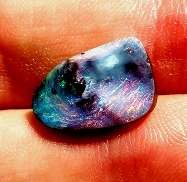 Australian Boulder Opal  7.26 Carats 16.5x10.3mm 100% Solid - Image 5