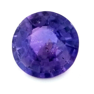 Purple Sri Lanka Round Sapphire 0.98 Carats 6.4x6.4x3.2mm
