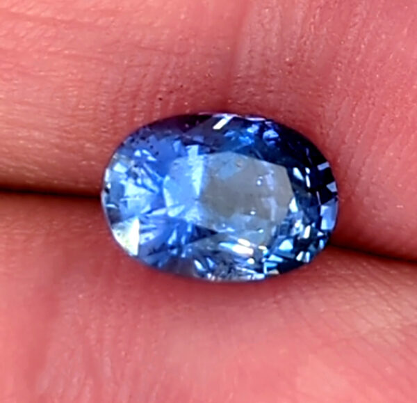 CGL Certified Unheated Blue Oval Sri Lanka (Ceylon) Sapphire 2.54 carats 9.1x6.3x5.3mm - Image 4