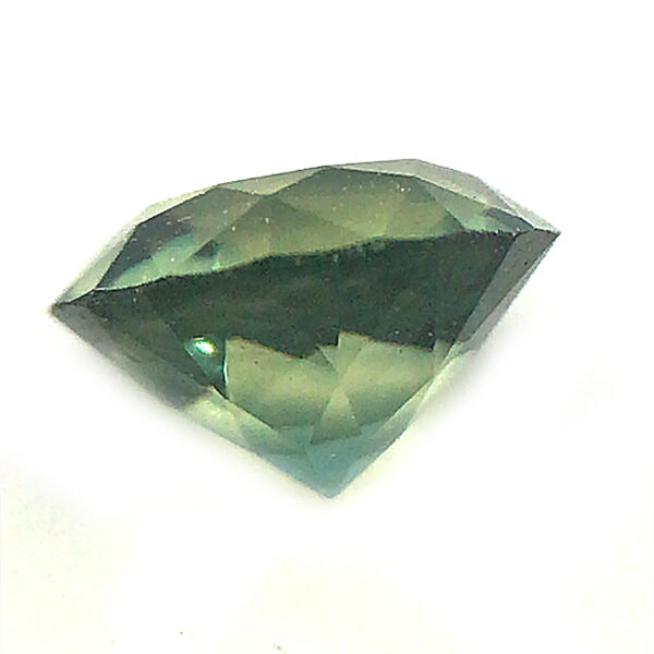 Sri Lanka Round Brilliant Green Sapphire 0.79 Carats 5.5x5.5x3.2mm - Image 7
