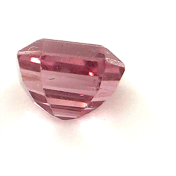 Sri Lanka Pink Emerald Cut Sapphire 0.71 carats 5.6x4.4mm - Image 6