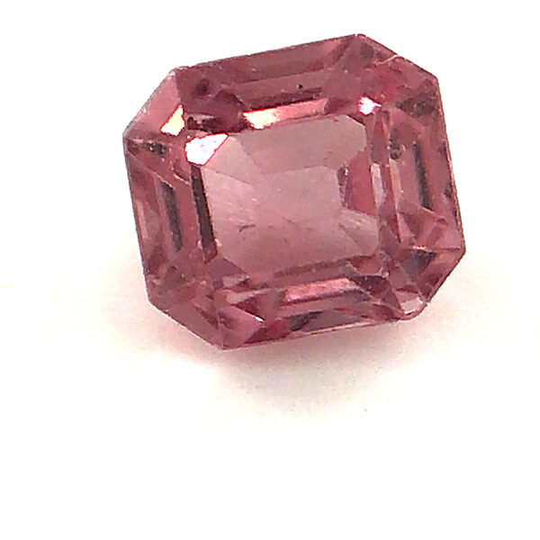 Sri Lanka Pink Emerald Cut Sapphire 0.71 carats 5.6x4.4mm - Image 8