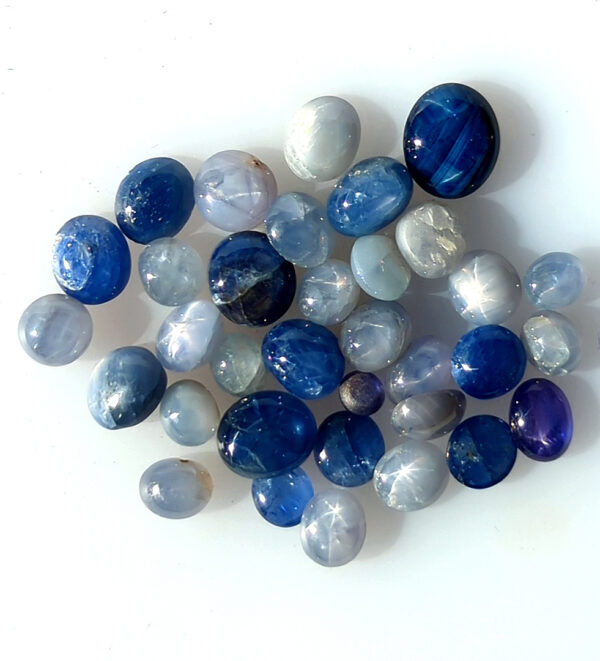 Burma Cabochon/ Stars Sapphire Parcel 69.9 carats