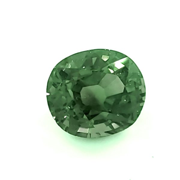 Sri Lanka Oval Green Sapphire 1.63 Carats 7x6.1mm - Image 5