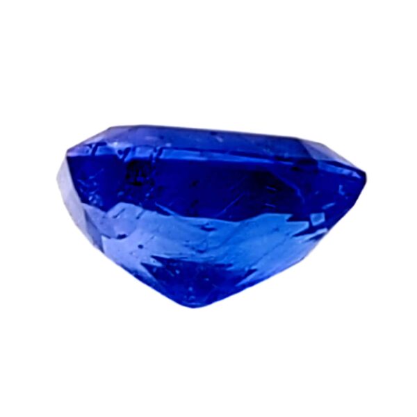 GGTL Certified Unheated Emerald Scissor Cut Burma Blue Sapphire 5.14 Carats 10.46x7.94x6.15mm - Image 4