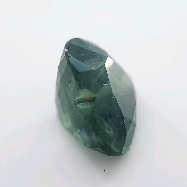 Certified Unheated Sri Lanka Heart Cut Teal Green Sapphire 5.06 cts - Image 5