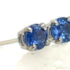 Ceylon Blue Sapphire (H)* Stud Earrings 14KWG 0.78 ctw - Image 6