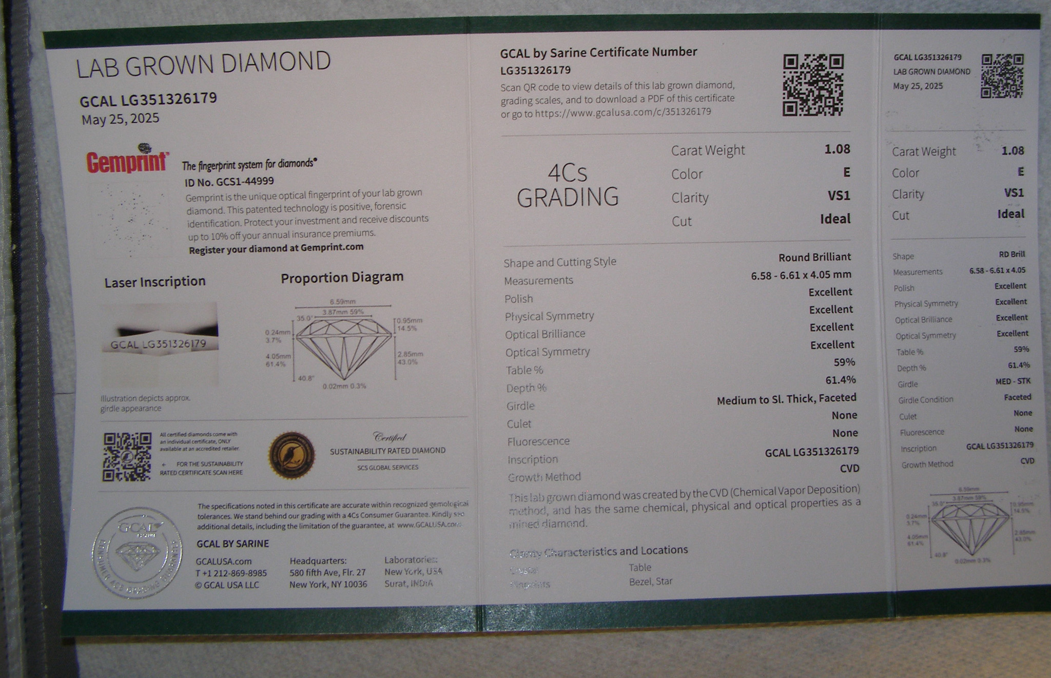 Incredible Certified LAB Diamond (CVD) Ceylon Blue Sapphire (H)* Natural Diamond Platinum Ring 5.28 ctw - Image 7