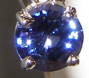 Elegant Ceylon Sapphire Diamond Dangles 14KWG 1.46 ctw