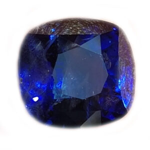 GGTL Certified Sri Lanka Blue Cushion Cut Sappire 5.71 Carats 9.9x9.3x6.5mm