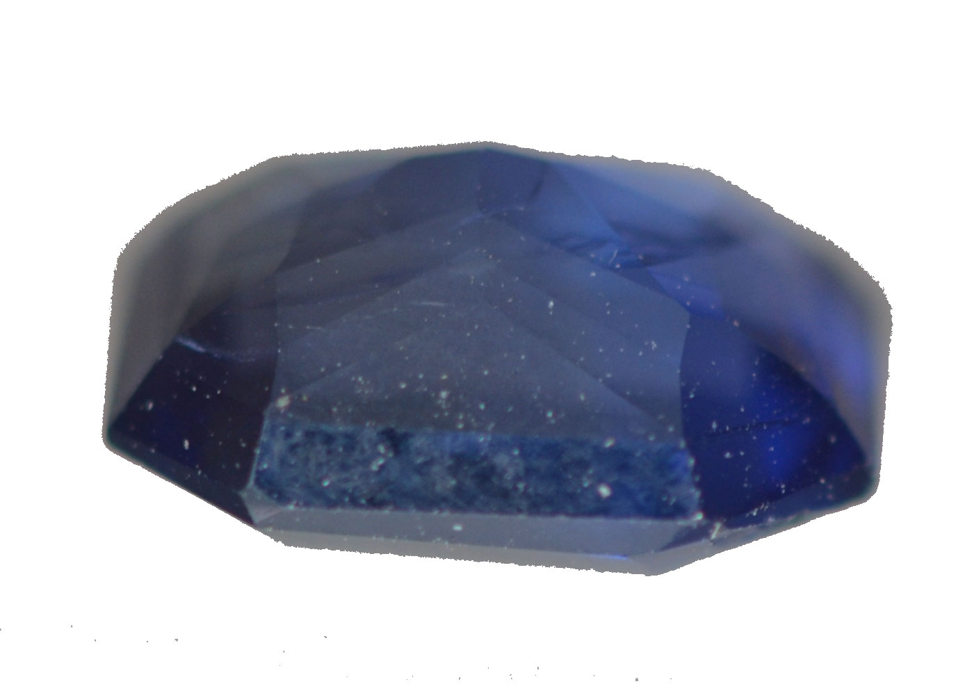 CGL Certified Unheated Blue Emerald Cut Sapphire 2.16 C8.22x6.17x4.32mm