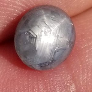 Burma Blue Gray Star Sapphire 4.35 carats 9.2x8.4x6mm