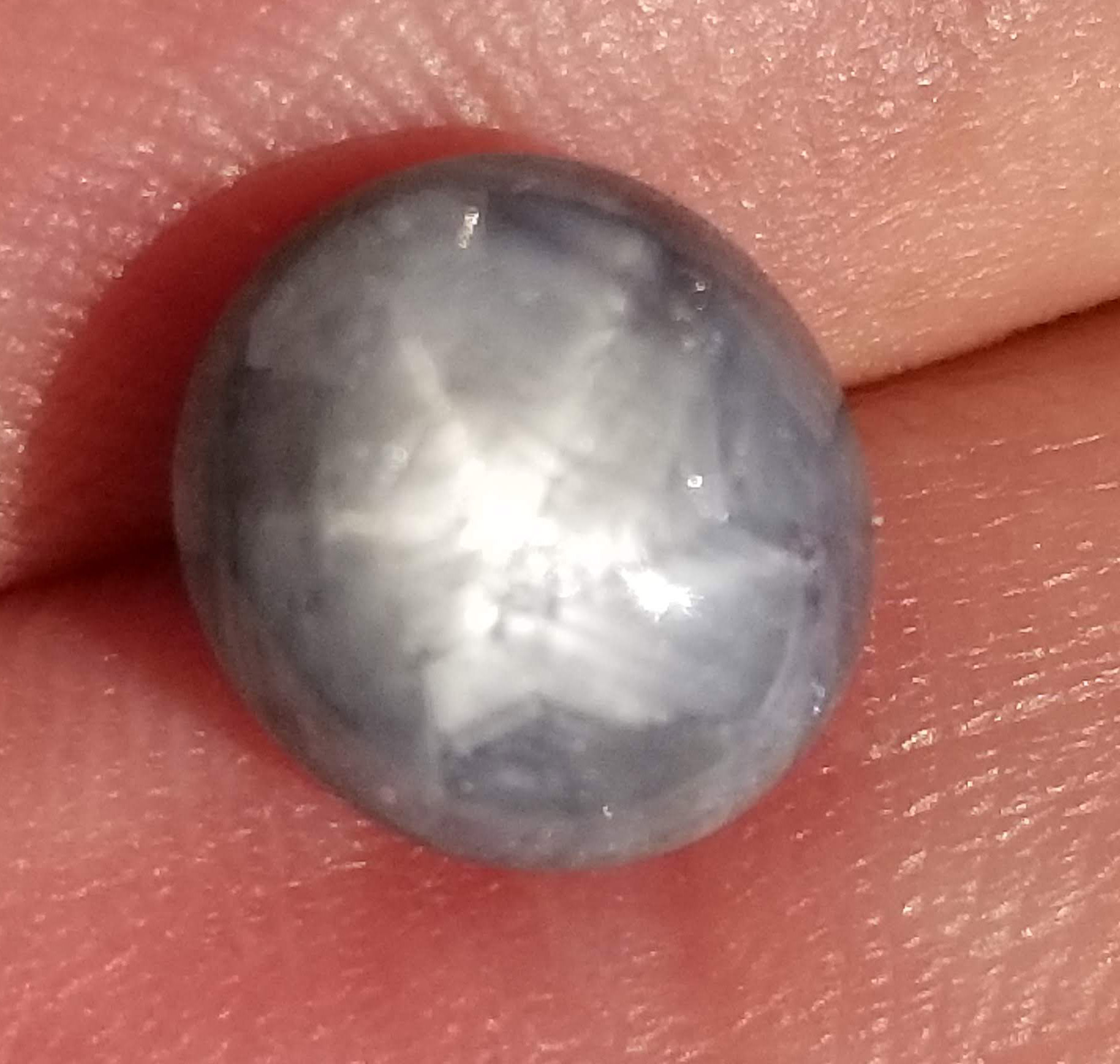 Burma Blue Gray Star Sapphire 4.35 carats 9.2x8.4x6mm