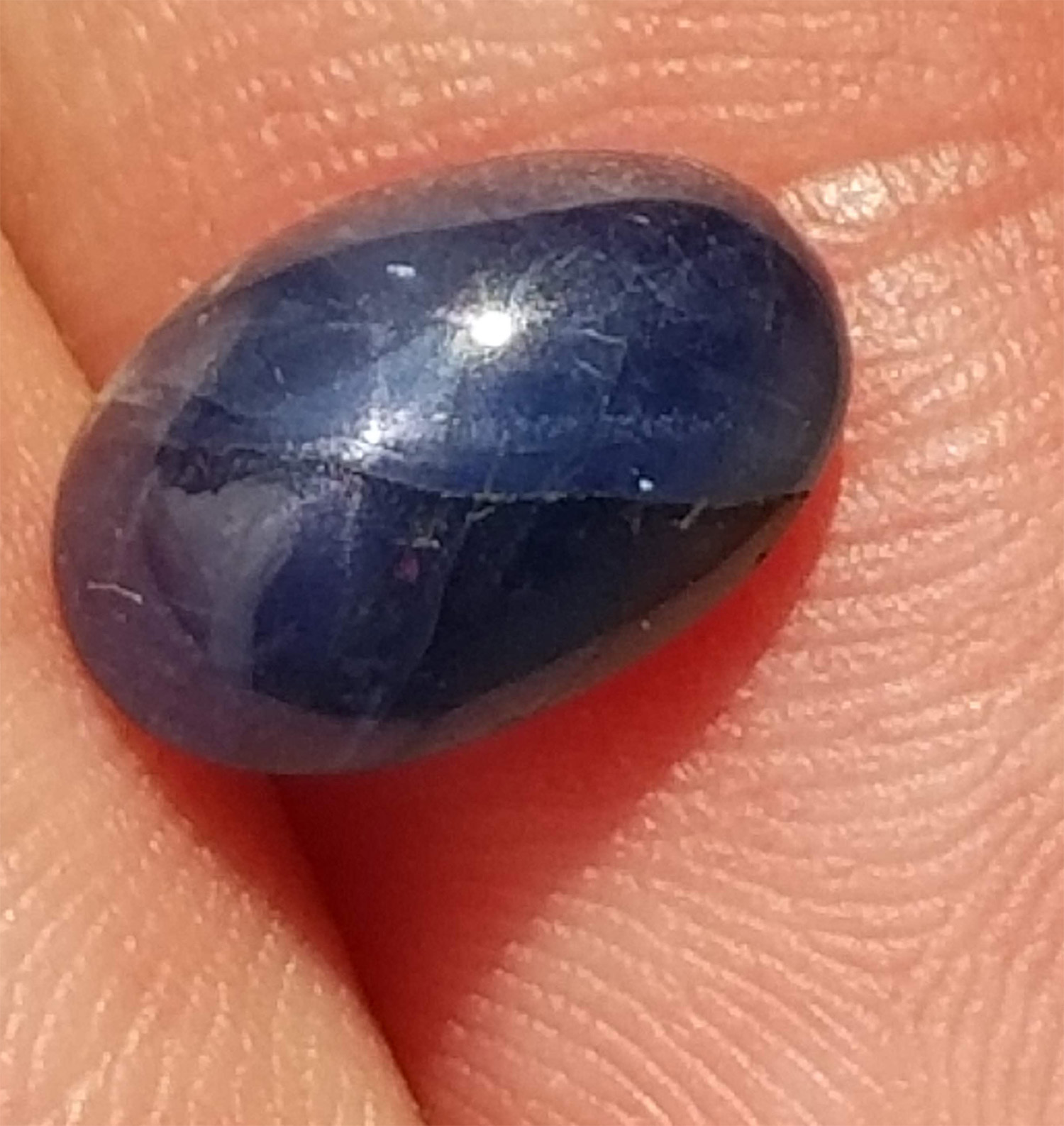 Burma Blue Star Sapphire 4.46 carats 11.2x7.4x5.2mm