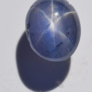 CGL Certified Ceylon Blue Star Sapphire 7.38 Carats 11.14x8.58x7.25mm