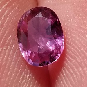 Tanzania Pink Sapphire Oval - 0.87 Cts - 6.6x4.9x2.5mm