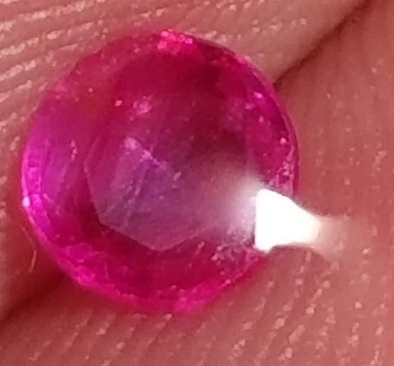 Pink Madagascar Sapphire Round  .33 Carats 4.4x4.4x1.5mm